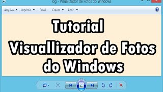 Tutorial  Visualizador de Fotos do Windows 7 para Windows 10 [upl. by Anauqat735]