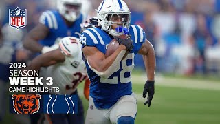 Chicago Bears vs Indianapolis Colts Game Highlights  NFL 2024 Season Week 3 [upl. by Arek]