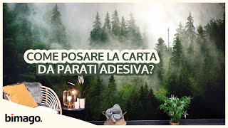 Come posare la carta da parati adesiva  bimago [upl. by Eekaz]