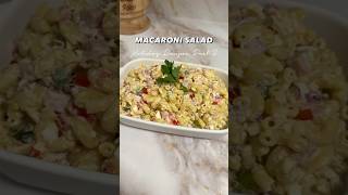 BEST Macaroni Salad for the Holidays 😍 puertoricanfood caribbeanfood [upl. by Cinimmod]