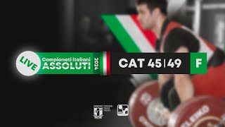 CAMPIONATI ITALIANI ASSOLUTI 2024 4549 F [upl. by Adnoma]