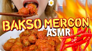 ASMR BAKSO MERCON PEDESNYA KEJAM  ASMR Indonesia [upl. by Erkan]