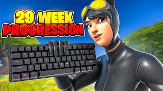 29 WEEK Fortnite Keyboard and Mouse Progression Controller to KBM  Handcam [upl. by Ajax597]