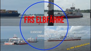 FRS Elbfähre  GlückstadtWischhafen  Sommer 2024 [upl. by Utham287]