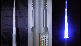 Demo Video of 3D Printed LED Light Saber [upl. by Clyde263]