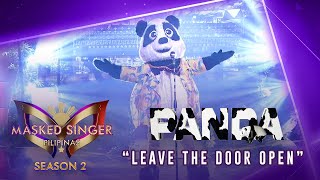 Knock knock para sa Leave the Door Open performance ni Panda  Masked Singer Pilipinas Season 2 [upl. by Caressa]