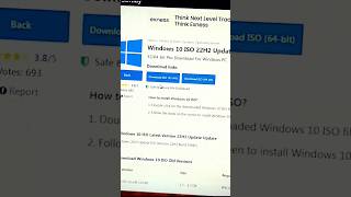 How to download Windows 10 ISO file  TECHNICAL ABU TAHER shorts windows10 iso file download [upl. by Lyns]