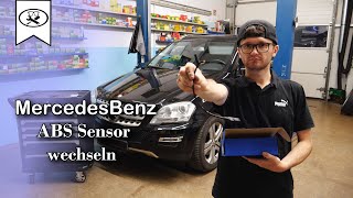 Mercedes Benz ML W164 Abs Sensor Wechseln  W164 Change abs sensor  VitjaWolf  Tutorial  HD [upl. by Hedelman]