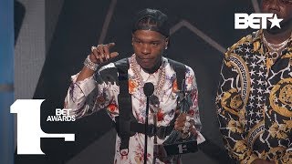 Lil Baby Wins First Award Ever As He Takes Best New Artist Award BET Awards 2019 [upl. by Gideon]