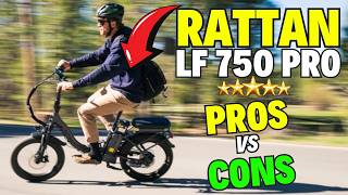 My Test Rattan LF750Folding Fat Tire EBike Pros and Cons Review [upl. by Nealson423]