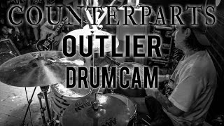 Counterparts Drum Cam  Outlier LIVE [upl. by Yehsa]