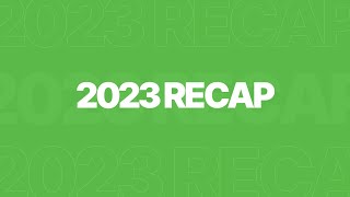 2023 Recap [upl. by Alleroif398]