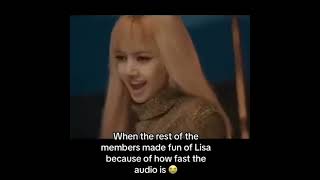 Not them teasing Lisa😂 blackpink blinks 100k views viralyoutubeshorts jenchulichaeng fyp [upl. by Bartie522]