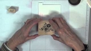 Basics for the Beginner Stamper  Rubber Stamping [upl. by Grinnell]