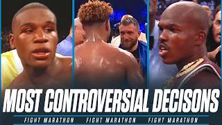 The Most Controversial Decisions In Boxing  FIGHT MARATHON [upl. by Biancha]