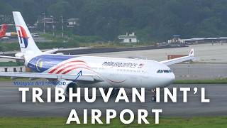 Dashain Rush Hour Huge Traffic at Tribhuvan Intl Airport  Plane Spotting [upl. by Nohtiek]