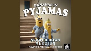 Bananas In Pyjamas Slowed Down Version [upl. by Janith]