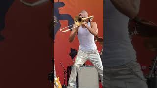 Trombone Shorty  2024 Nola Jazz Festival tromboneshorty jazzfest [upl. by Ardnat]