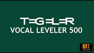 TEGELER VOCAL LEVELER COMPRESSOR OPTICO 500 SERIES  AT PROAUDIO BRASIL [upl. by Odlamur106]