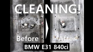 1998 BMW E31 840ci 실내청소  Interior Cleaning [upl. by Eittel]