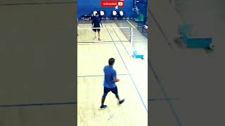 Best badminton service return badminton shortsviral [upl. by Adnohsak]