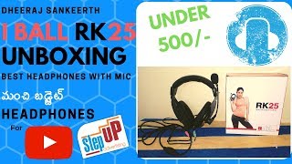 Best Budget Headphones With Noise Cancelling MIC IBALL RK25 [upl. by Attelrac]