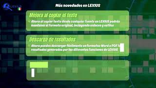 Nueva actualización en LEXIUS México [upl. by Ibbison]