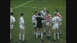 Warrington v Wigan World War 3 New Years Day 1988 [upl. by Atiekal]