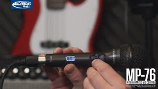 NAMM 2015 Archive  TC Helicon MP76 Microphone  with advanced mic control [upl. by Anneirb260]