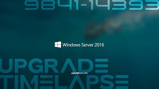 Windows Server 2016 Upgrade Timelapse build 9841 to 14393 [upl. by Eniamraj]