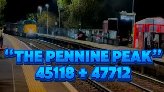 The Pennine Peak Passing Mytholmroyd 4K [upl. by Novart]