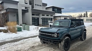 Ford Bronco Wildtrak vs Winter Wonderland  Epic Calgary to Banff Scenic Drive [upl. by Boote]