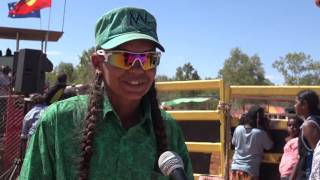 AMAZING INDIGENOUS FEMALE RODEO STAR Dawn Baker at the Gulf Country Frontier Days Festival [upl. by Auqenahc]