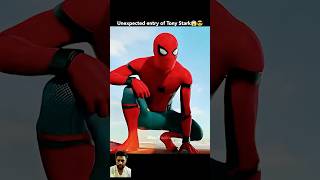 Tony stark awesome entry in front of peter parker to protect Ship ⛴️ peterparker ship shorts⛴️🥶 [upl. by Enimassej]