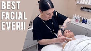 Myolift MD Professional Microcurrent Facial with Katie the Organic Esthetician [upl. by Norehs]