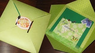 Scrapbooking  Biglietto di auguri maschile [upl. by Tila93]