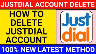 how to delete justdial account  justdial account delete kaise kare [upl. by Zared]