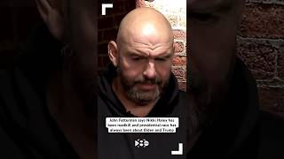 John Fetterman says 2024 presidential race has always been about Joe Biden and Donald Trump [upl. by Kehsihba365]