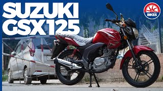 Suzuki GSX 125 Firstlook review  PakWheels Bikes [upl. by Nylhtiak]