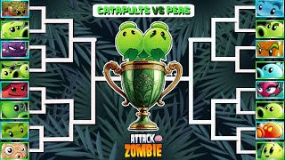 ⭐TEAM CATAPULTS Vs TEAM PEASHOTERS⭐Tournaments pvz 2 Who will win  ATTACK ZOMBIE [upl. by Hamann]