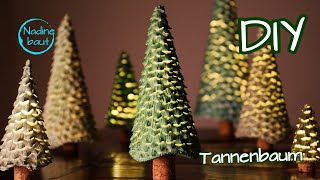 Weihnachtsdeko selber machen  Tannenbaum basteln  DIY Weihnachtsbaum [upl. by Accber]