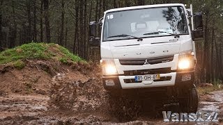 2014 FUSO Canter 4x4  Press Launch InCab [upl. by Winser797]