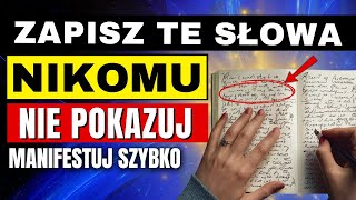 OSZUKAJ PODŚWIADOMOŚĆ tą metodą  Prawo Przyciągania a Technika quotNIEquot Jak manifestować [upl. by Alysoun861]