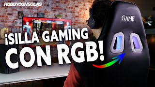 GT310 la espectacular silla gaming CON LUCES RGB de GAME [upl. by Nelav]