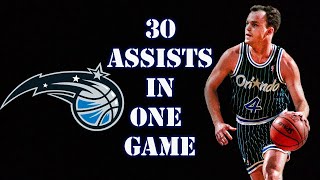 Most Assists in a NBA Game  Scott Skiles [upl. by Eedna]