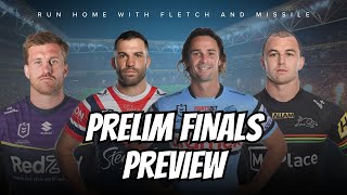 NRL  Missile and Fletch preview both Prelim Finals [upl. by Ellga]