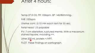 partograph clinical cases [upl. by Reisman791]