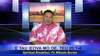 Ps Mikaele Bureta Spiritual Breakfast E TAU IEOVA MO OE GOD FIGHT YOUR BATTLES TEU 2014 [upl. by Gibbon680]