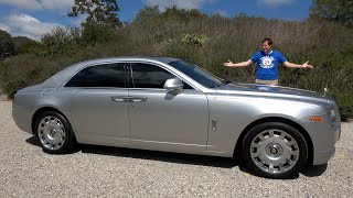 The RollsRoyce Ghost Is the Insanely Luxurious “Affordable” Rolls [upl. by Ellevel568]