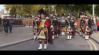 Royal Regiment of Scotland Freedom of the Highlands [upl. by Venu449]